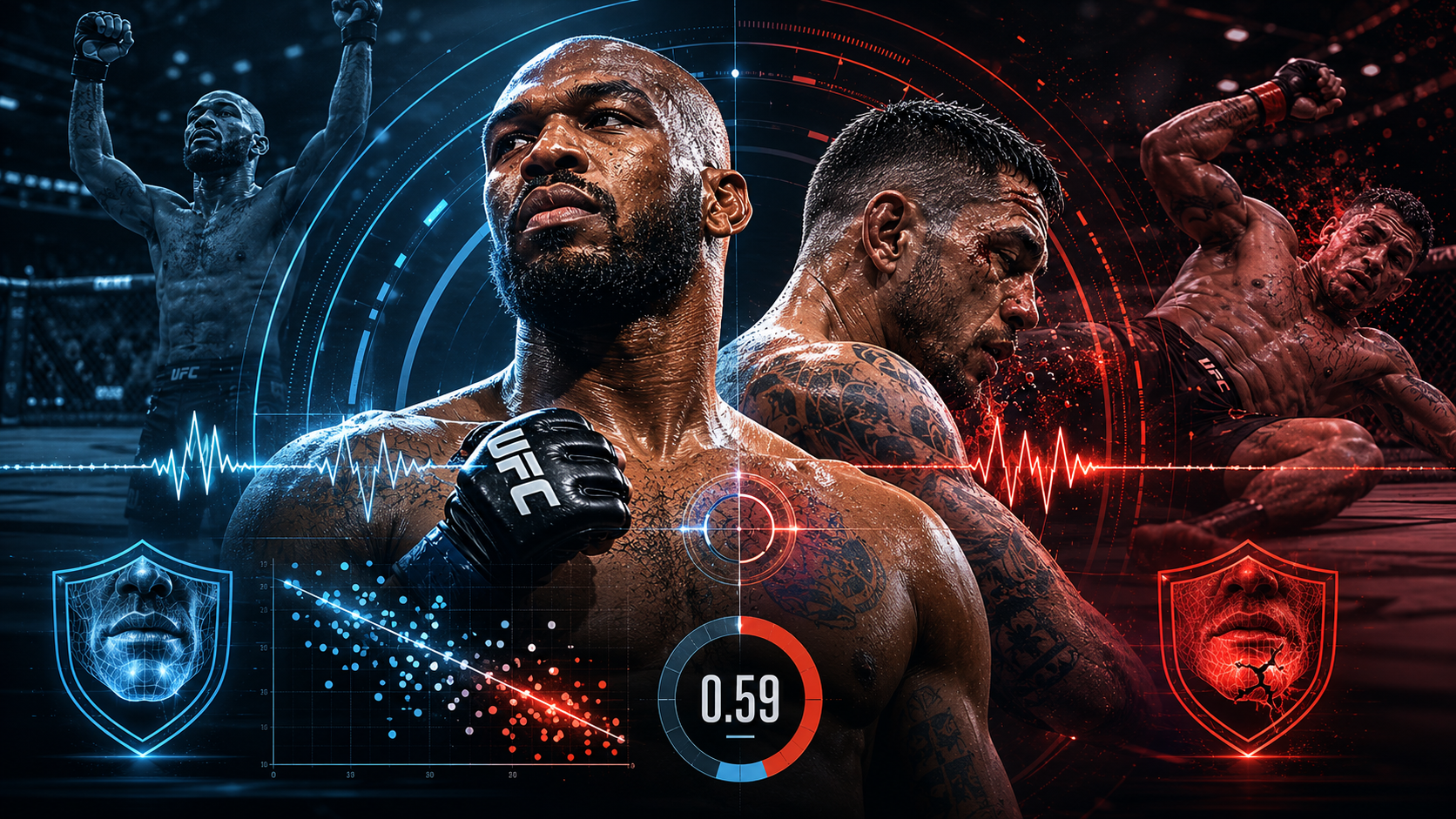 The Chin Index — Knockdowns Absorbed per UFC Fight